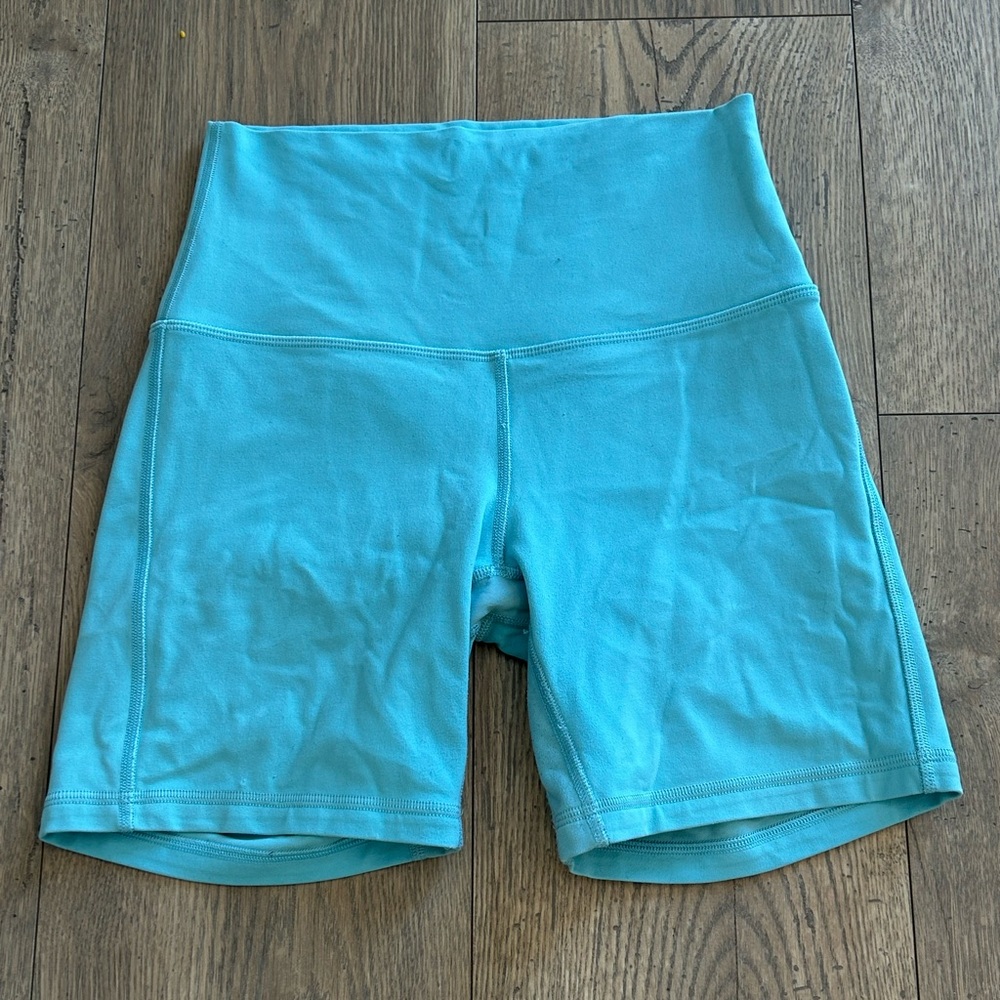 lululemon athletica Blue Bike Shorts